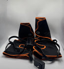 GENERIC AIR COMPRESSION LEG MASSAGER - BLACK/ORANGE - Like New