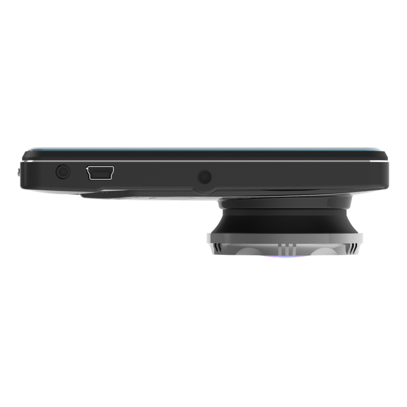 BX50 4-Inch Dual Lens Vehicle BlackBOX DVR - Black Like New