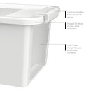 Curver Set of 3 Small VersaBox Plastic Organization and Storage Box - White - Brand New