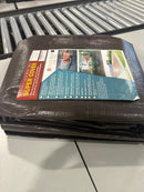 SUPER COVER TARP COVER HEAVY DUTY (20MIL) 12X16 - BLACK/BROWN - Like New