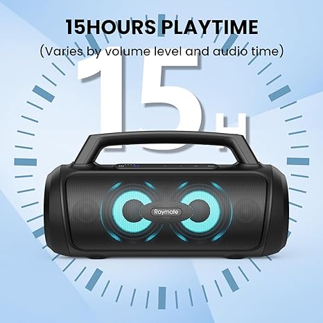 Raymate Outdoor Bluetooth Speakers 60W Outdoor Speakers Portable speakers M8-PRO Like New