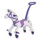 POWER PONY PUSH RIDING TOY 3+ YEARS, 100 LB CAPACITY - WHITE - Like New