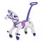 POWER PONY PUSH RIDING TOY 3+ YEARS, 100 LB CAPACITY - WHITE - Like New