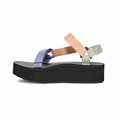 TEVA WOMEN'S W FLATFORM UNIVERSAL SANDAL SIZE WOMEN 10 (JP W27) SHERBERT MULTI - Like New