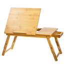 Zhu Chuang Multipurpose Lap Desk Breakfast Foldable Legs Natural Bamboo - Like New