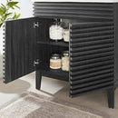 MODWAY 30 IN. RENDER BATHROOM VANITY CABINET - CHARCOAL - Like New