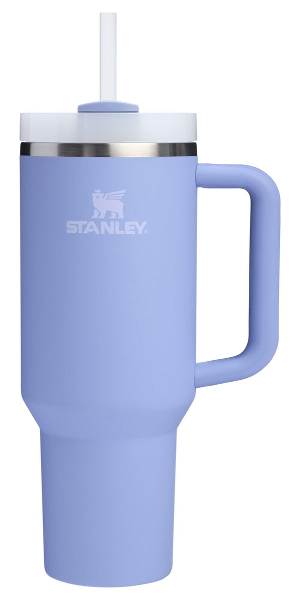 STANLEY QUENCHER H2.0 TUMBLER WITH HANDLE, STRAW 40 OZ - HYDRANGEA - Like New