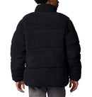 Wm748 Columbia Men's Puffect II Sherpa Jacket Black Small - Like New