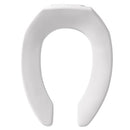 BEMIS 1955CT Commercial Open Front Plastic Toilet Seat Elongated - White - Brand New