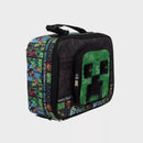 MINECRAFT LUNCH BAG - BLACK/GREEN - Like New