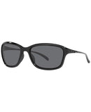OAKLEY WOMEN'S SUNGLASSES OO9297 SHE'S 59. 57MM - POLISHED BLACK GRAY LENSES - Like New