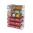 ATLANTIC GRAVITY-FED COMPACT DOUBLE CANRACK KITCHEN ORGANIZER - SILVER - Like New
