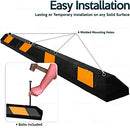 Zone Tech Large Heavy Duty Rubber Parking Curb 72”Premium Quality Auto Garage - Like New