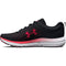 Under Armour Men's Charged Assert 10 Running Shoes SIZE 9.5 BLACK/RED Like New