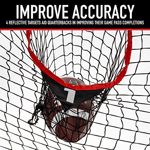 FRANKLIN SPORTS FOOTBALL ACCURACY TARGETS TRAINING 2 IN 1 TARGET 8X8 - BLACK - Like New