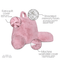 MILLIARD READING PILLOW WITH SHREDDED MEMORY FOAM,18X15 - PINK - Like New