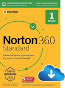 Norton 360 Standard 2024 for 1 Device 12 Month Subscription - Digital