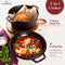 CUISINEL CAST IRON DUTCH OVEN 5-QUART DEEP POT PRESEASONED 2-in-1 - BLACK - Like New