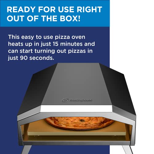 Westinghouse Gas-powered Artisan Outdoor Pizza Oven - Stainless Steel Portable - Like New