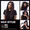 GOOD HAIR DAY GHD MAX STYLER 2" FLAT IRON HAIR STRAIGHTENER S7N421 - BLACK - Like New