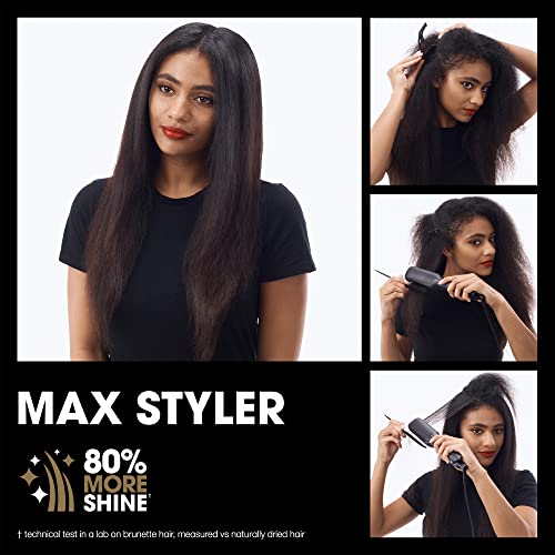 GOOD HAIR DAY GHD MAX STYLER 2" FLAT IRON HAIR STRAIGHTENER S7N421 - BLACK - Like New