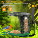 LOLlyes AI Smart Bird Feeder Camera 64G Card 1080P HD Identify Species - Camo - Like New