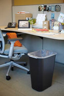 RUBBERMAID COMM PRODUCTS WASTEBASKET TRASH CONTAINER 41QT 10.25 GAL BLACK - Like New