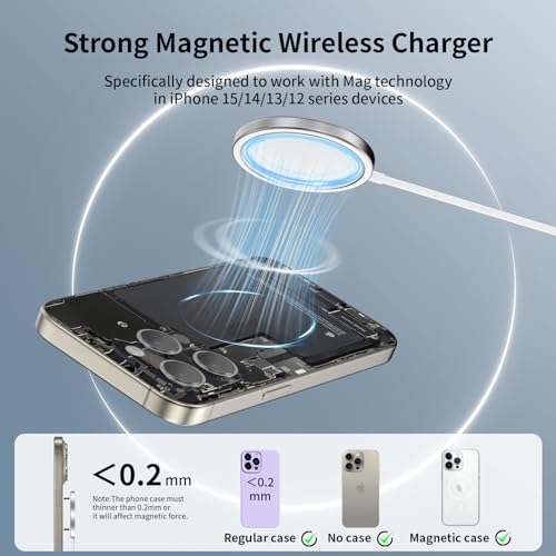 BELCOMPANY MAGNETIC WIRELESS CHARGER 15W IPHONE MAG-SAFE WIRELESS CHARGING PAD - Like New