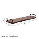 MIKASA MANGO WOOD LARGE SERVING BOARD, 30 INCHES - BROWN - Like New