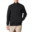 AMAZON ESSENTIALS MEN'S FULL-ZIP COTTON SWEATER, RIBBED FUNNEL NECK, SIZE: XL - Brand New