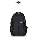 SKYMOVE 19" Wheeled Backpack Laptop Travel Bag Books Bag B07MNZ1PWB - Black - Brand New