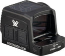 VORTEX DEFENDER-CCW ENCLOSED SOLAR MICRO 1X20.2MM REFLEX RED DOT SIGHT- BLACK - Like New