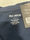 BLU ROCK LARGE NAVY SHORT SLEEVE T SHIRT - SIZE: MEN L - NAVY - Brand New