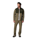 COLUMBIA MEN ASCENDER SOFTSHELL JACKET GREEN STONE/GREENSCAPE SIZE SMALL - Brand New