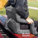 Reclining Stadium Seats for Bleachers with Back Support – Wide Bleacher Chair - Like New