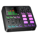 PUPGSIS GAMING AUDIO MIXER AUDIO INTERFACE PC/PODCAST/STREAMING T12 - BLACK - Like New