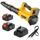 ELRINA CORDLESS LEAF BLOWER W/ 2X 3.0AH RC-3006 - ORANGE - Like New