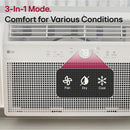 LG 8,000 BTU 115V ELECTRONIC SMART WAC W/REMOTE - WHITE - Like New
