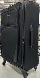 U.S. TRAVELER 27" AVIRON BAY EXPANDABLE SOFTSIDE SPINNER WHEELS BLACK US98140K27 - Like New
