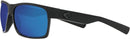 Costa Del Mar Half Moon Sunglasses - Grey Blue Mirrored Polarized, Matte Black - Like New