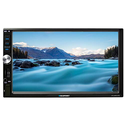 BLAUPUNKT ATLANTA 740 2 DIN 7" TOUCHSCREEN LCD USB BLUETOOTH - BLACK Like New