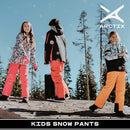 1150 ARCTIX KIDS SNOW PANTS WITH REINFORCED KNEES AND SEAT, YOUTH L, BLACK - Brand New
