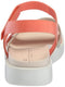 273713-02250-CN-11/11.5 ECCO WOMEN'S FLOWT 2 BAND SANDAL CORAL NUBUCK - Like New
