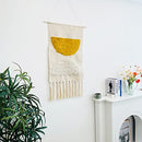 DECOPICK Macrame Woven Wall Hanging Tapestry Fabric Bohemian - Egg white/yolks - Brand New