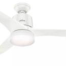 HUNTER FAN 54 IN CONTEMPORARY FRESH WHITE INDOOR CEILING FAN - WHITE - Like New
