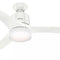 HUNTER FAN 54 IN CONTEMPORARY FRESH WHITE INDOOR CEILING FAN - WHITE - Like New