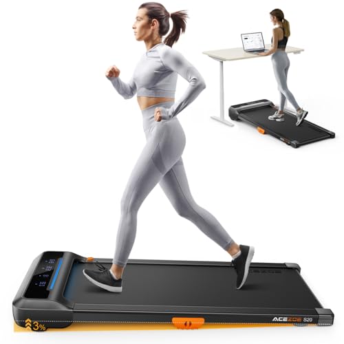 ACEZOE TREADMILLS 3 IN 1 PORTABLE WALKING PAD APP/REMOTE - Scratch & Dent