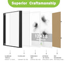 FrameWorks 18x24 Brushed Aluminum Poster Frames 1 Pack - Gold - Brand New