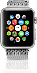 APPLE WATCH 3 MR1J2LL 42MM GPS LTE STAINLESS STEEL-STAINLESS MILANESE - SILVER Like New