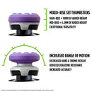 KONTROLFREEK FPS FREEK GALAXY PURPLE FOR PLAYSTATION 4/5 PERFORMANCE THUMBSTICKS - Like New